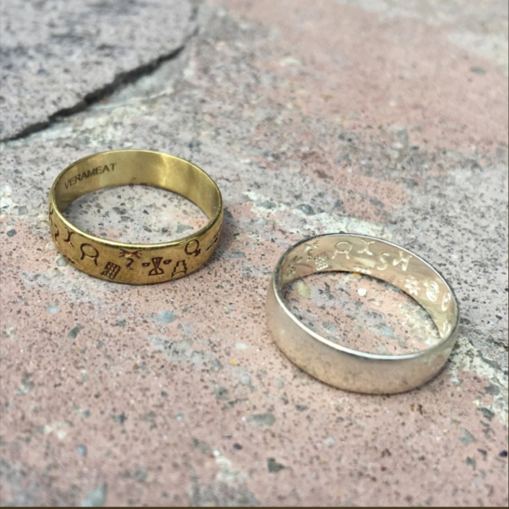 Verameat Witchy Band in Gold Brass